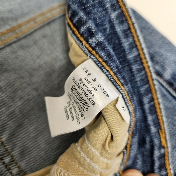RAG & Bone Women's Cate Mid-Rise Skinny Jeans sz 27 - Picture 14 of 16